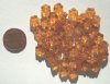50 8mm Topaz Flower